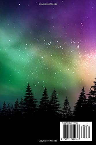 Miniatura 2 de Aurora borealis Notebook blank lined composition journal Aurora borealis notebook 100 pages