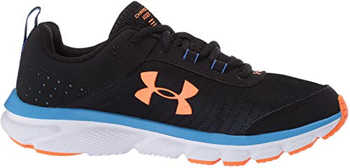 Under Armour Men's Charged Assert 8 Running Shoe, Black (003)/White, 13