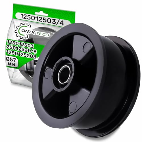 Poulie Tendeur de Courroie Seche Linge avec le Code Original 125012503/4 1250125034 pour AEG pour Electrolux pour Juno pour Zanker pour Zanussi - Garantie de 5...