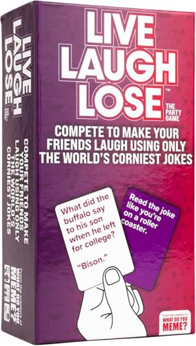 Image of Live Laugh Lose Card Game | Funny Party for Friends & Family | Hilarious Joke Challenge Game for Nights, Parties & Gifts