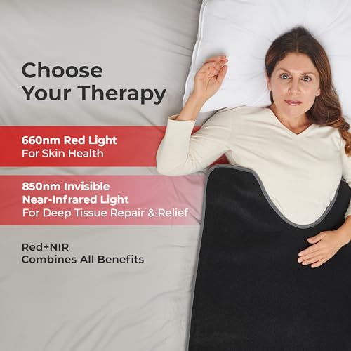 Lifepro LP-ALVBD-BLK Red Light Therapy Blanket For Full Body Coverage thumb #1
