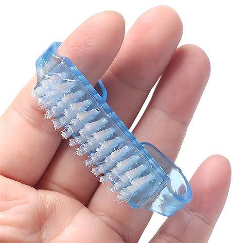 12-Pack Handle Grip Nail Brush(assorted color), Fingernail Scrub Cleaning Brushes for Toes and Nails Cleaner, Pedicure Brushes for Men and Women 4