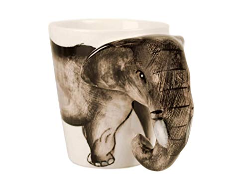 Elefante Tazza da Caffè Ceramica Realizzata a mano...