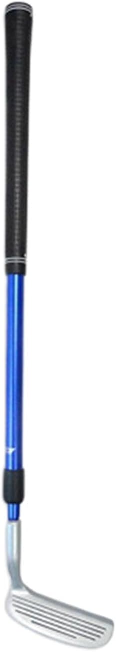 Two Way Golf Chipper Practice Club with Adjustable Length for Left and Right Handed Users, Blue