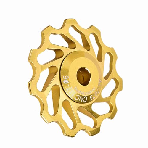 Conjunto de Polia de Roda Guia de Rolamento de Rolo de Polia de Desviador Traseiro de Bicicleta (11T