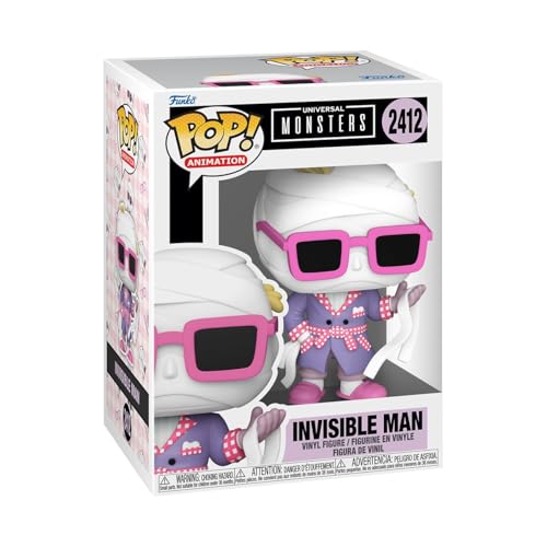 Funko Pop! Movies: Universal Monsters - Invisible Man with Chase
