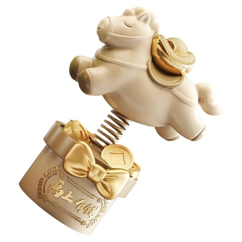Décoration intérieure de bureau figurine de cheval beige Baluue - 2