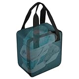 Beautyflier Travel Carrying Bag for Navage Nasal Irrigation System, Countertop Caddy Neti Pot Storage, Portable Nose Cleaner Sinus Organizer With Hanging Strap (Dark Green)