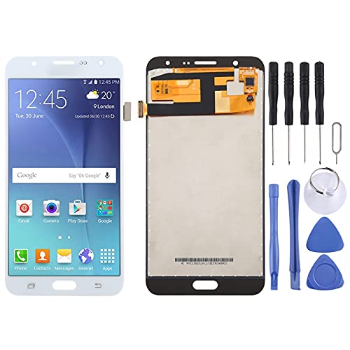 Écran LCD tactile Galaxy J7 2015 réparer afficheur cassé blanc vitre J700P