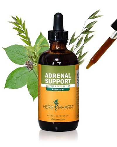 Image of Herb Pharm Adrenal Support Liquid Herbal Formula with Eleuthero and Licorice Liquid Extracts - 4 Ounce