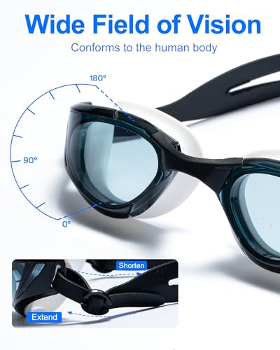 Image of Swim Goggles, Super Clear View,Goggles Swimming Adult, Suitable for All Kinds of Swimming Programs