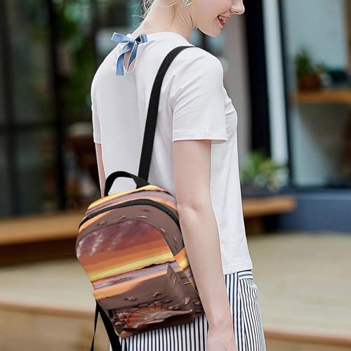 Mochila impermeable de tela Oxford comoda y practica con base rigida 7