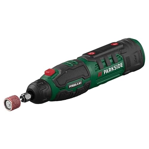 Parkside 4V Cordless Rotary Tool with Accessories & USB-C Charging Cable