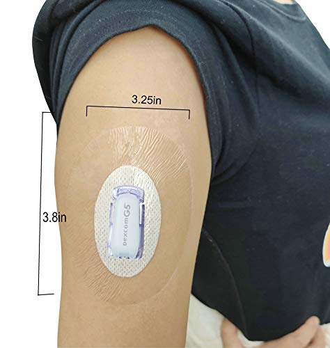 HiBell 25PCS CGM Patches, Pre Cut Clear Waterproof Adhesive Patches, Hypoallergenic Tape, Protection Stickers for Dexcom G5 G4 CGM Sensor - Thumbnail 3