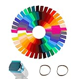 🌈 Duradero: el filtro utiliza materiales con alta transmitancia de luz, peso ligero, temperatura de color estable y baja pérdida. El material de gel a través de la termoestabilidad, el color no cambiará a través de la temperatura de flash y el uso a largo plazo.