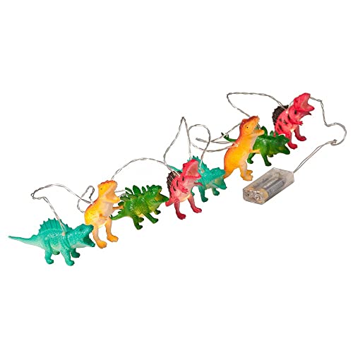 HAB & GUT -LED012- Dino Lichterkette 8 Dinosaurier Lichter, Batterie