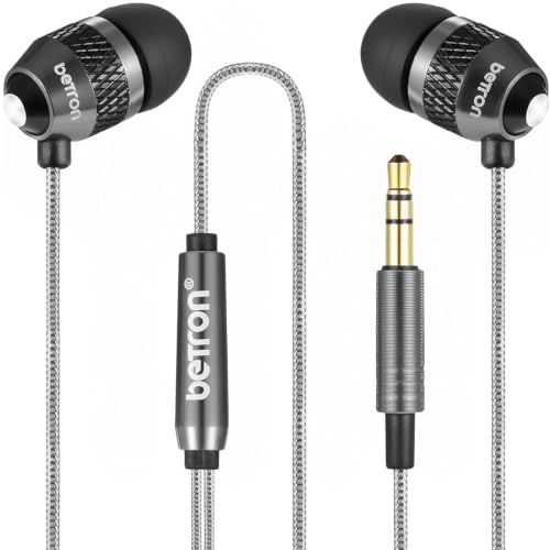 Betron B25 Earphones, Noise Isolating in-Ear Wired...