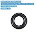 PATIKIL Nitrile Rubber O-Rings 20mm OD 10mm ID 5mm Width, 25 Pcs Metric Sealing Gasket for Faucet Plumbing Automotive Repair, Black