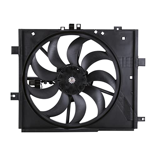 TYC 622770 Compatible with NISSAN Versa Replacement Cooling Fan Assembly, Black
