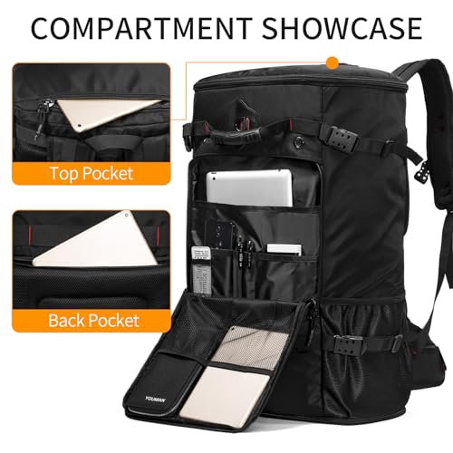 Image of YOUMIAN Large Capacity Backpack For Travel Hiking Sports (BLack 1056X, Extra Large)