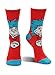 elope Dr. Seuss Thing 1 & 2 Costume Crew Socks Red