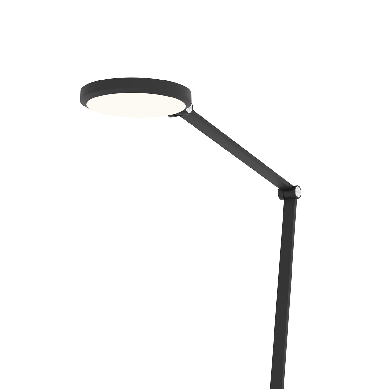FeinTech LTL00121 LED Schreibtischlampe dimmbar mit Drehknopf schwarz