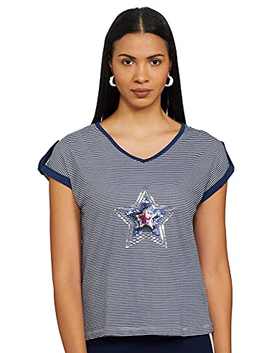 Image of Easybuy Women's Regular T-Shirt (SU21MR11LW Navy XL