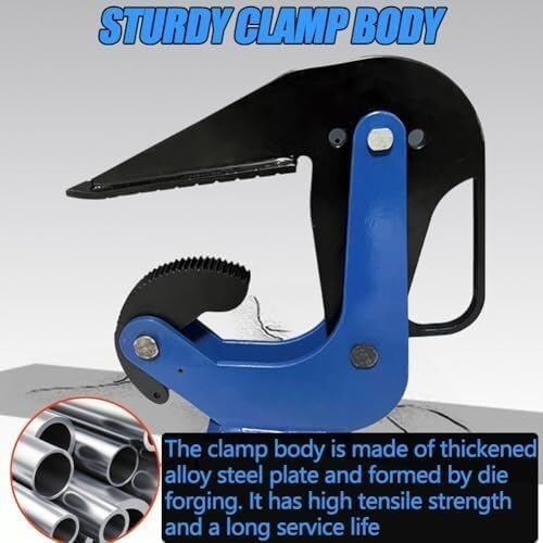 Lifting clamp Horizontal Plate-type Heavy-duty Steel Plate Clamp, Suitable For Stone Lifting And Industrial Applications. Fixing device(1.5T)
