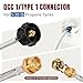 SHINESTAR Propane Hose Adapter & 5 FT Braided Hose for Buddy Heaters, Coleman Stoves, Blackstone 17