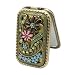 Beatifufu Double Sided Makeup Mirror Foldable Mirror Rectangular Mirror Handheld Mirror Compact Face Mirrors Handbag Mirror Small Hand Mirror Folding Mirror Metal Compact Mirrors Travel Mask