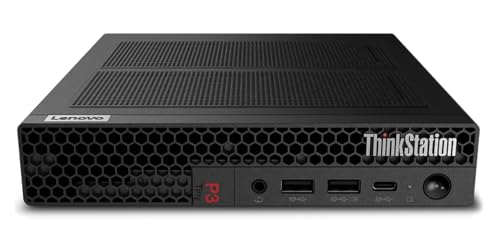 Image of Lenovo ThinkStation Workstation Mini Desktop (Intel i9-14900, T400 4GB, 64GB DDR5, 8TB PCIe SSD, WiFi 6, Bluetooth 5.3, 300W PSU, RJ-45, 1x DP; 3X mDP, HDMI, Win 11 Home) w /Premium Backpack