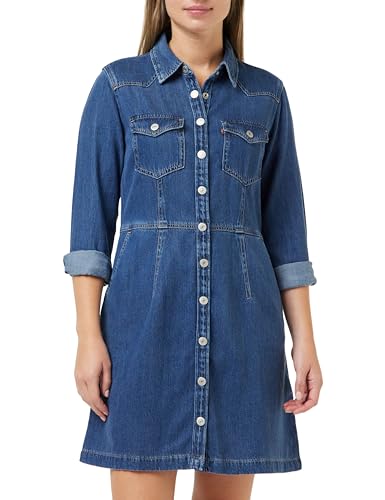Levi's Women's Otto Western Dresses, Square Deal, XS
