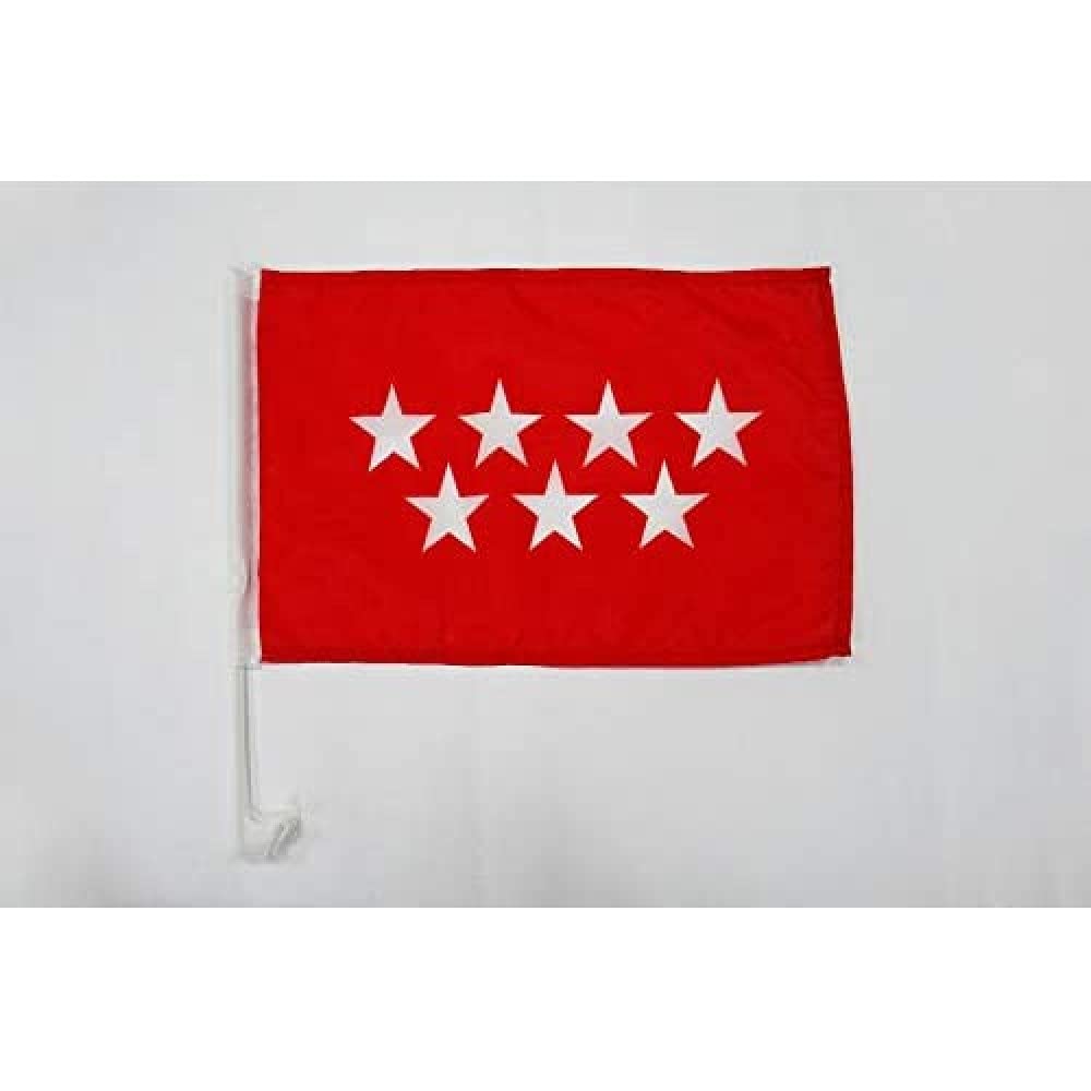 Madrid Flag 18x12 Inch - Spanish Region Flag For Garden, Home & Events | Durable Polyester
