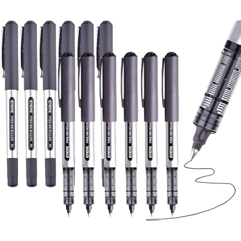 EYEYE Rollerball Pens 12 Pack Black Cover