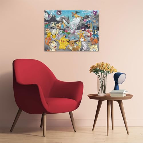 Puzzle 1500 pièces Pokémon Classics Ravensburger France - vue 4