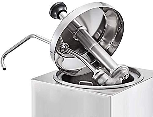 Anbt Commercial Hot Fudge Warmer,Nacho Cheese Sauce Warmer Pump Dispenser,650W Cheese Warmer Stainless Steel For Restaurants,Snack Stations,Cupcake Store #TOP3