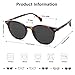 SOJOS Small Round Classic Polarized Sunglasses for Women Men Vintage Style UV400 Lens MAY SJ2113, Tortoise/Grey