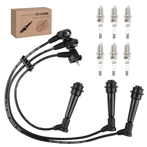 Set of 3 PCS Ignition Spark Plug Wires 6404 RC-TE79 55924