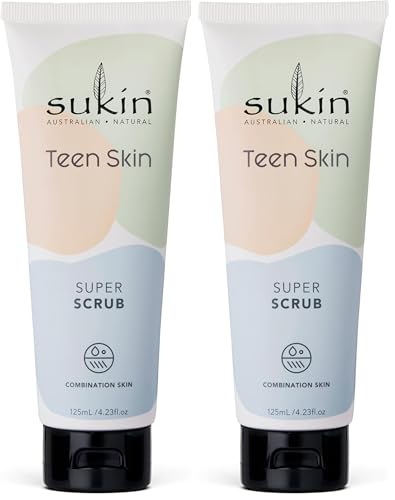 Sukin Teen Skin, Super Scrub, 125ml (Pack of 2)