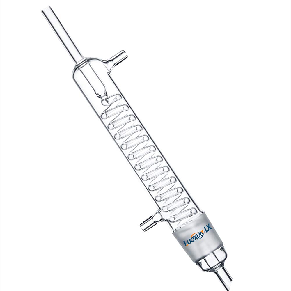 Kit estrattore Soxhlet da 500/1000 ml, apparato di estrazione Soxhlet con condensatore, pallone a fondo piatto, vetreria da laboratorio (500ml)