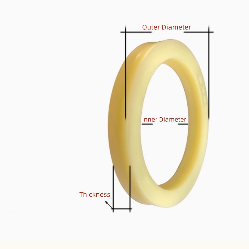 Bague d'étanchéité de tige de piston IDI – Joint hydraulique en polyuréthane for arbres, ID 80 mm ~ 110 mm, 1 pièce(80x100x12)