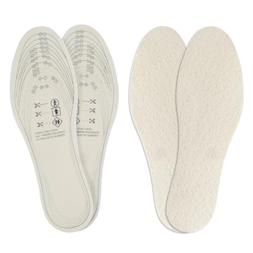 2 pares de plantillas delgadas de espuma viscoelástica