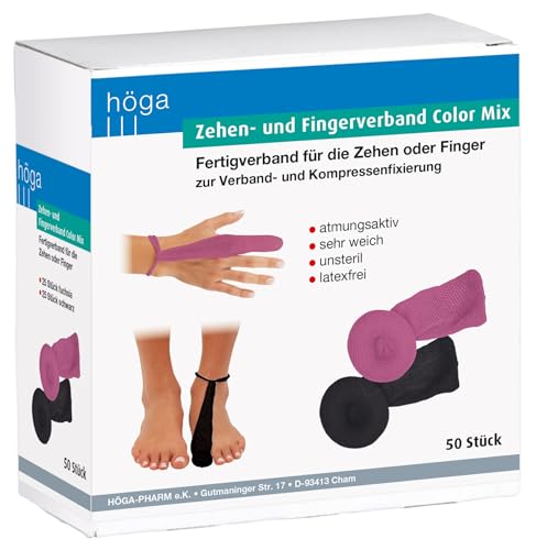 Pansements de rechange Color Mix Höga pour maintenir les compresses aux doigts