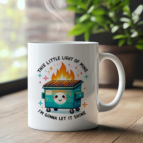 Taza de cerámica blanca 11oz para café miniatura 2