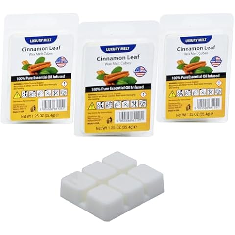 Pack of 3 Highly Scented Cinnamon Wax Melts Cover