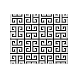 CafePress Classy Greek Key Black Throw Blanket Super Soft Fleece Plush Throw Blanket, 60'x50'