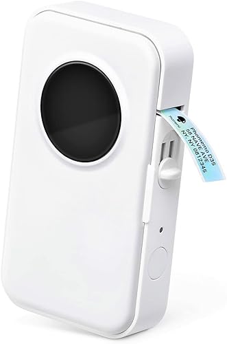 Phomemo Etiquetadoras D35 Laberler, impresora de calcomanías portátil Bluetooth, fabricante de etiquetas D30 versión 2022, compatible con papel