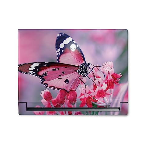 Image of MightySkins Skin Compatible with Alienware M18 R1 (2023) Full Wrap Kit - Pink Monarch | Protective, Durable, and Unique Vinyl Decal wrap Cover | Easy to Apply & Change Styles | Made in The USA