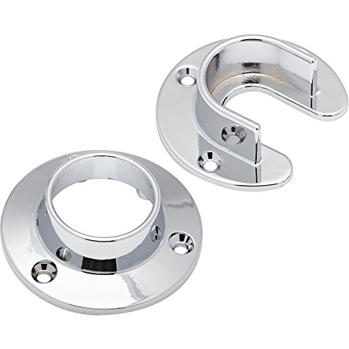 National Hardware S820-159 V8185 Flange Set in Chrome, 1-5/16