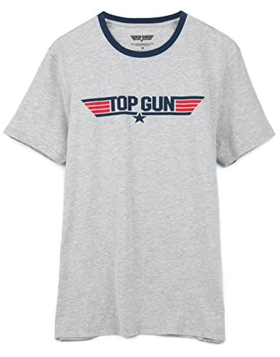 Top Gun Mens Pajamas Adults Fighter Movie Logo T-Shirt Trousers Pjs Set3